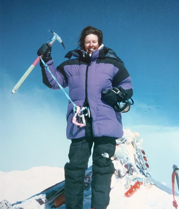 Francys Arsentiev at Summit