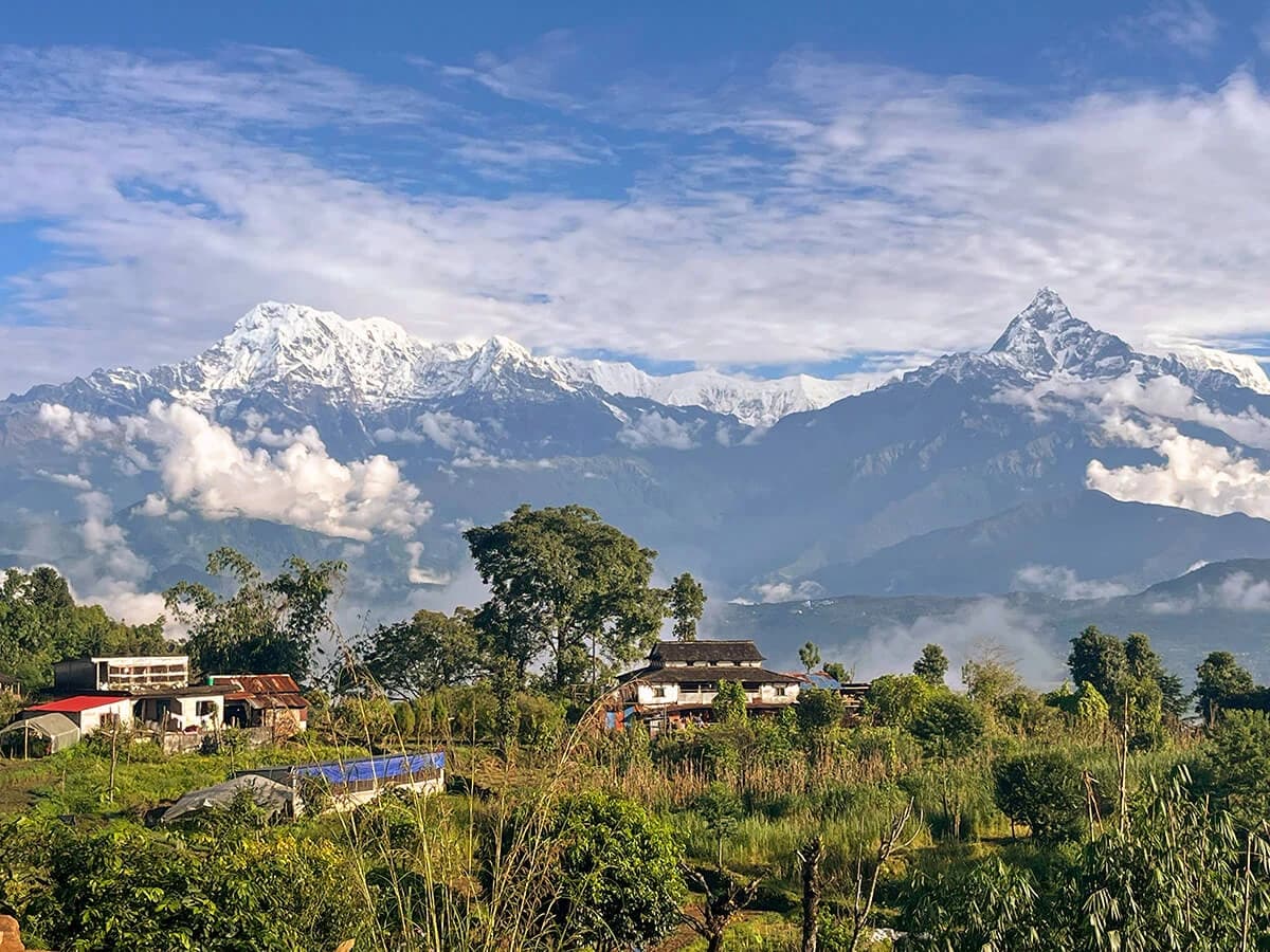 View from panchase trek