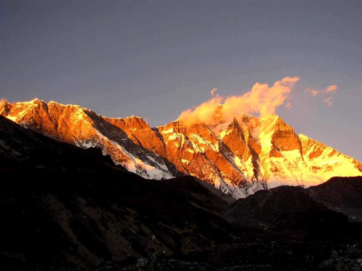 Sunset on Mt. Lhotse