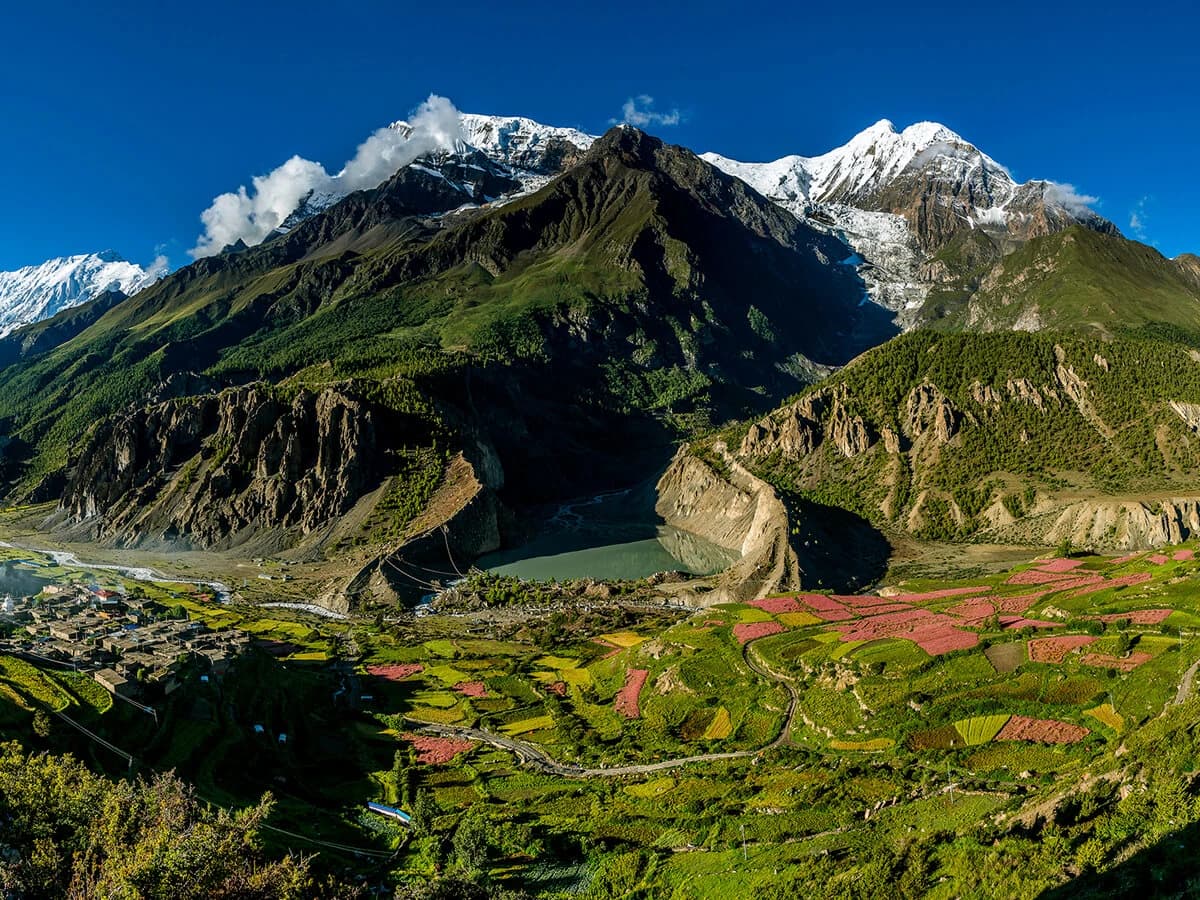 Beautiful Manang Valley