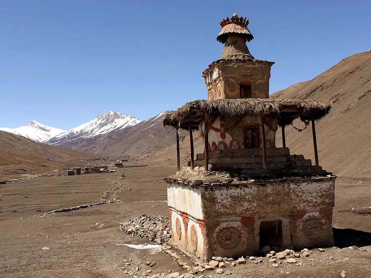 A Buddhist Chhorten in Dho Valley