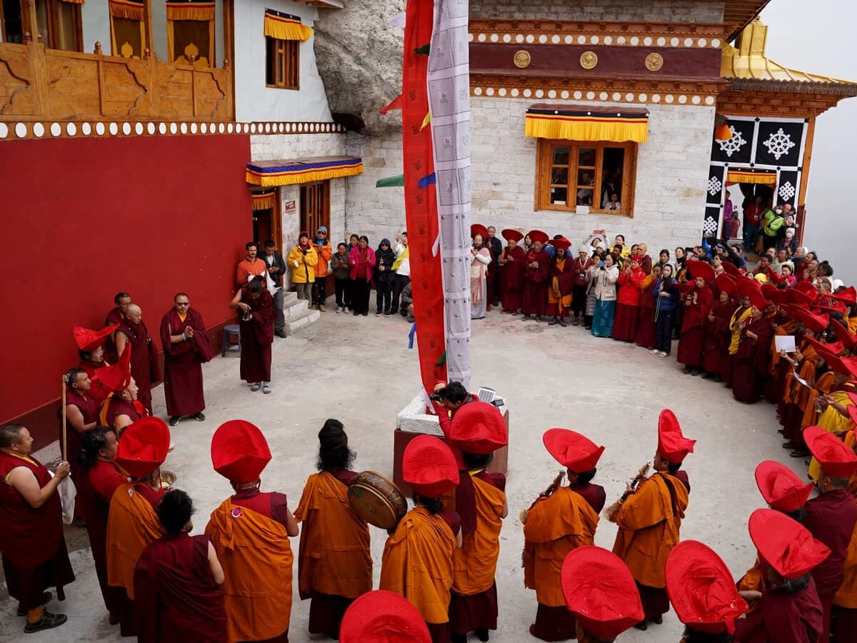 New monastery opening ceremony at lapchi