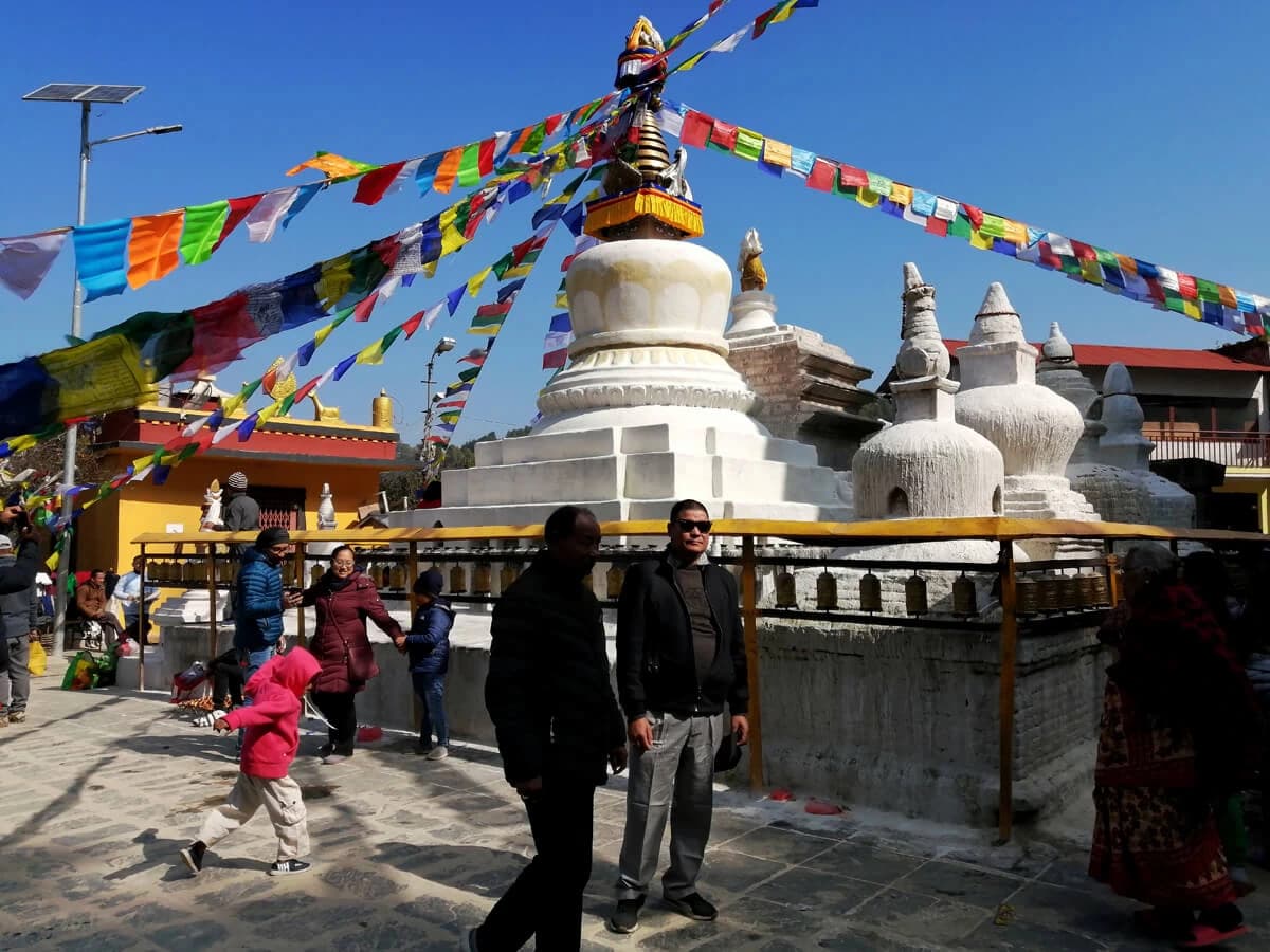 A Buddhust monumnet at Namo Buddha
