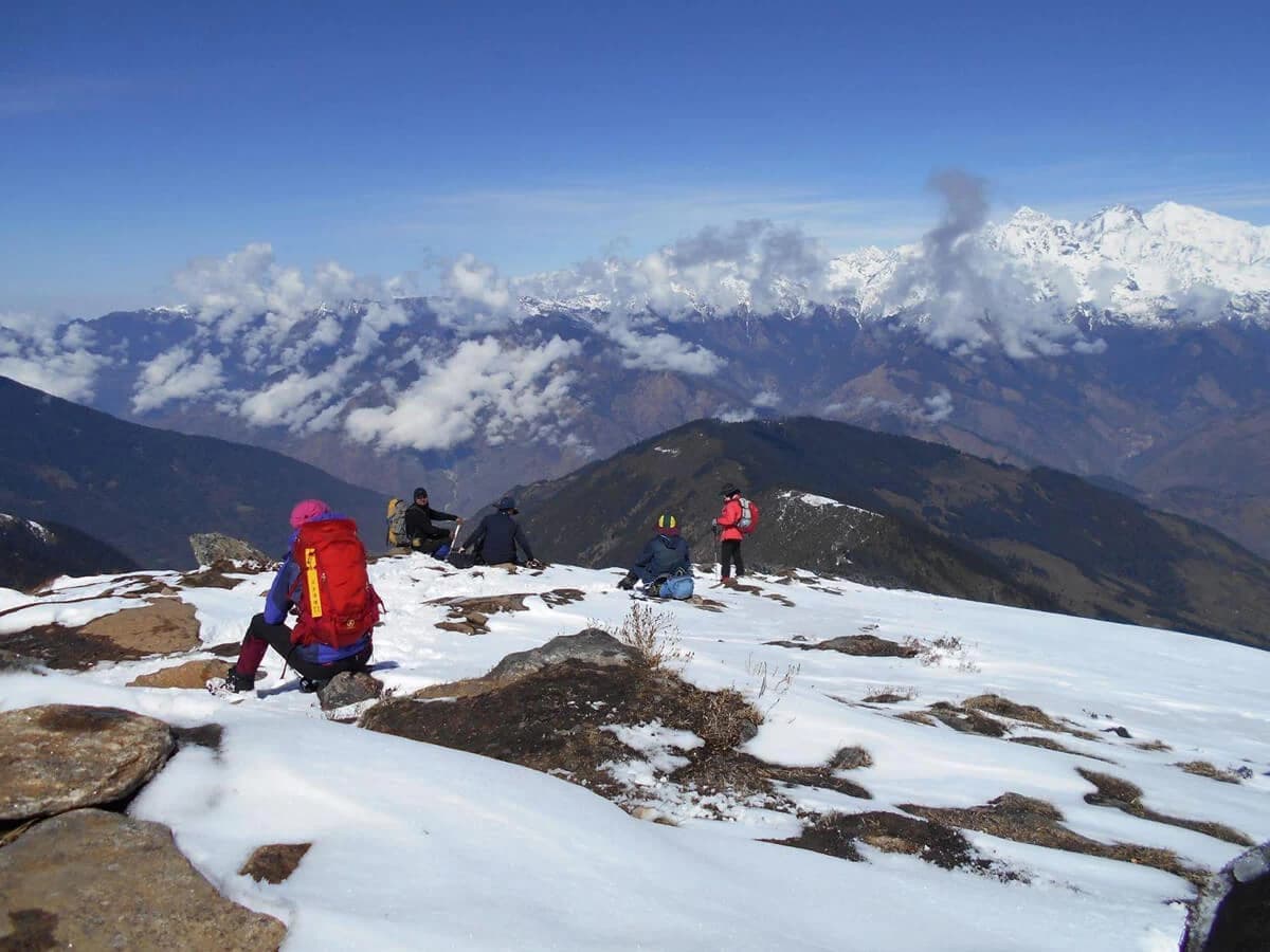 Spectacular View from Lauribina in Gosaikunda Trek
