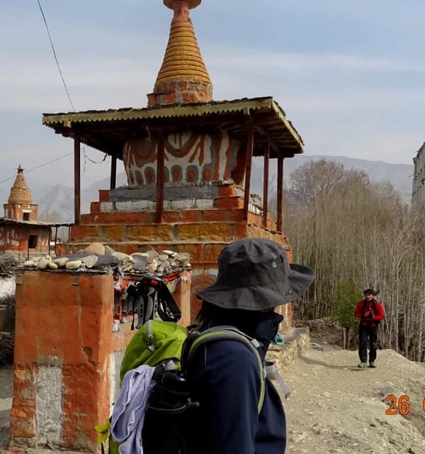 A buddhist shrine in Tsarang