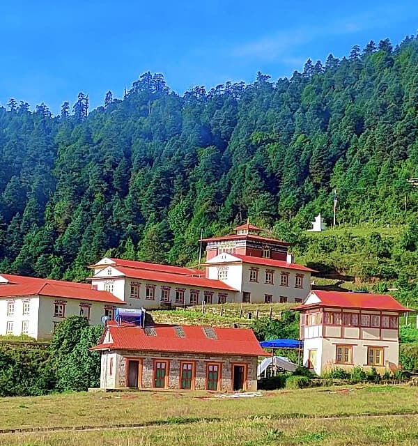 A Buddhist monastery in lower Everest trek