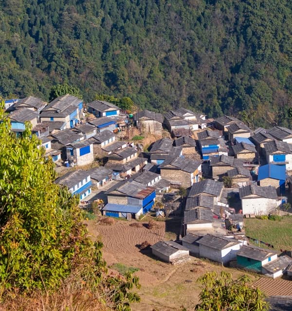 Beautiful Lespar Village in Parbat