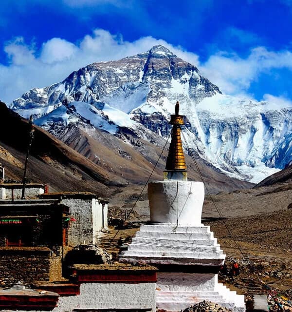 everest base camp in Tibet