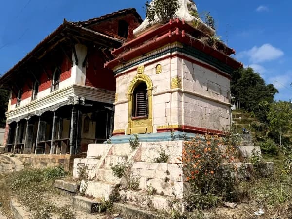 A Hindu Religious Shrine At Panauti