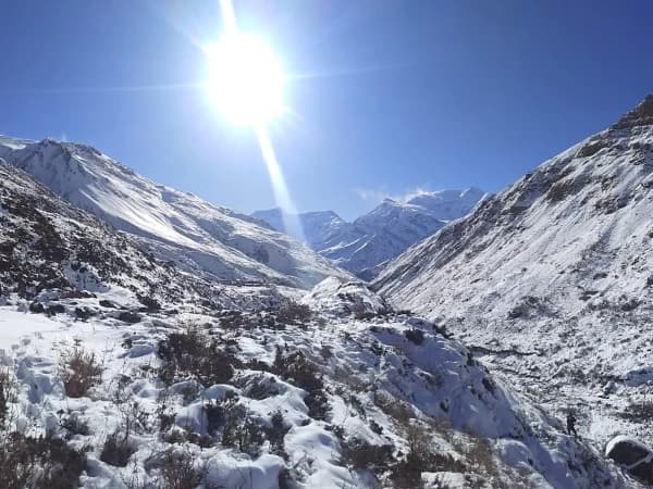 A Sunny Day Annapurna Circuit November