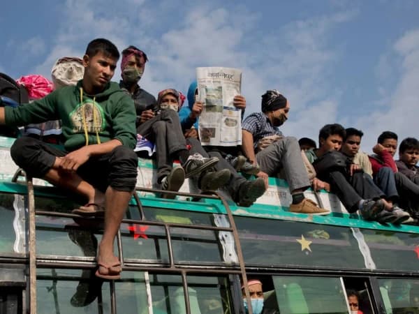 Public Bus In Nepal