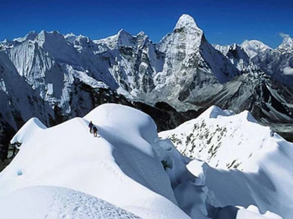 View From Island Peak Summi