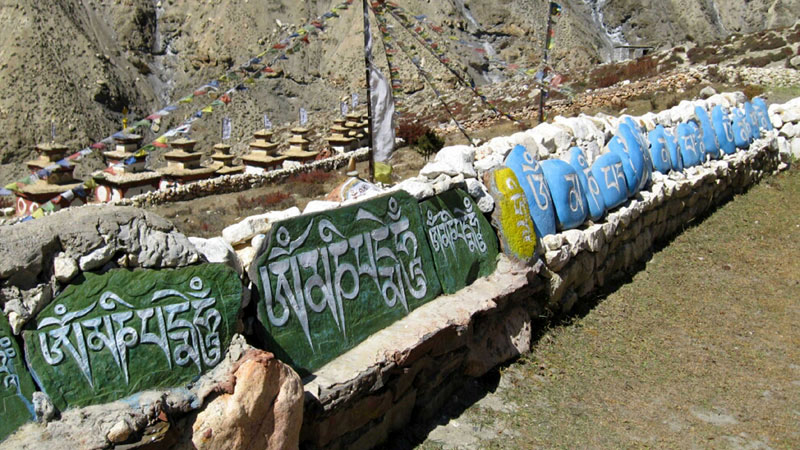 Mani Wall in Nar Village