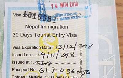 Nepal Tourist Visa