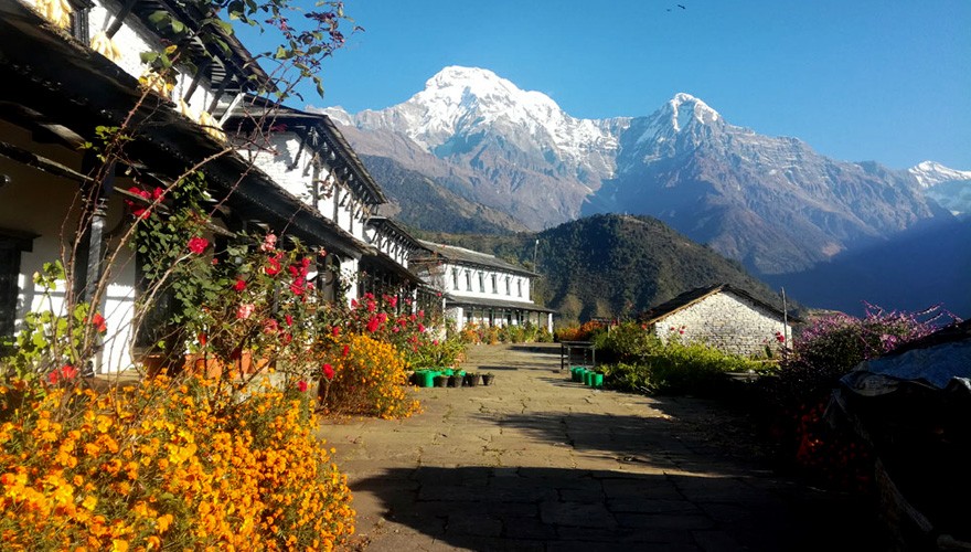 Ghandruk village on the ay to ABC