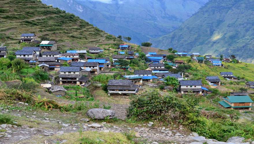 Sertung Village in Ruby Valley Ganesh Himal Region